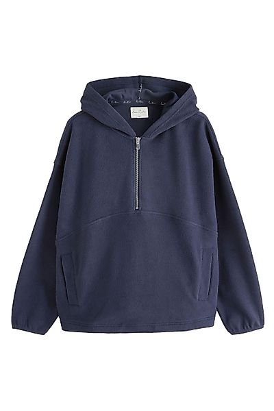 Next Fleecejacke Fleecet-Hoodie mit halben Reißverschluss günstig online kaufen