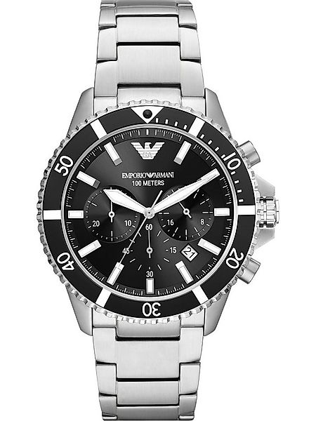 Emporio Armani Chronograph Emporio Armani Herren-Uhren Analog Quarz, Tauche günstig online kaufen