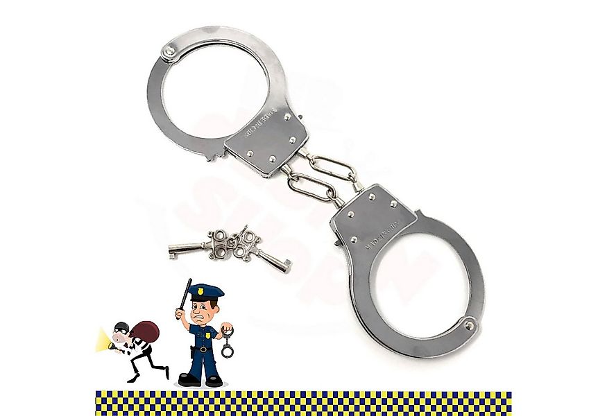 GOLDEN Spielzeug-Polizei Polizei Handschellen Kinder aus Metall Mit Schlüss günstig online kaufen