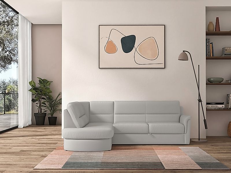 sit&more Ecksofa »Panini L-Form«, wahlweise mit Vorziehsitz und Bettkasten günstig online kaufen