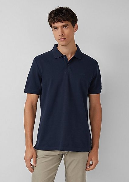 s.Oliver Kurzarmshirt Polo-Shirt Poloshirt aus Baumwollpiqué günstig online kaufen