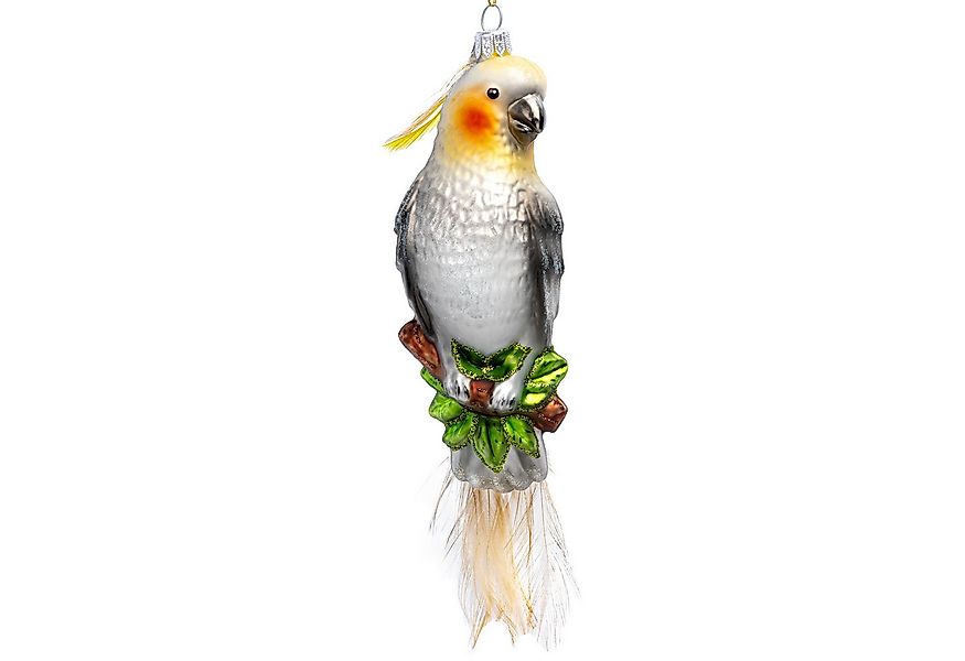SIKORA Christbaumschmuck Nymphensittich Besondere Weihnachtskugel Glas Anhä günstig online kaufen
