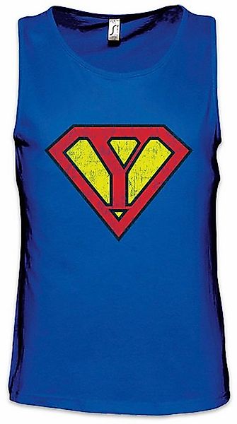 Urban Backwoods Tanktop Super Y Ärmelloses T-Shirt Buchstabe Initialen Vorn günstig online kaufen
