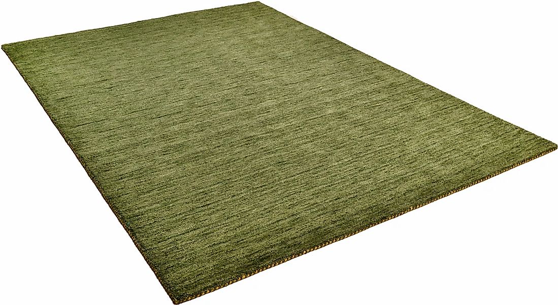 THEKO Wollteppich "Haltu Uni" rechteckig 17 mm Höhe Handweb Teppich, reine günstig online kaufen