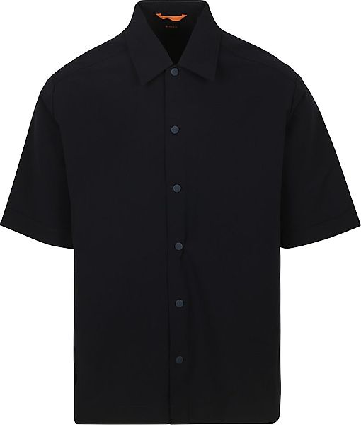 BOSS Lapoully Short Sleeve Hemd Navy - Größe L günstig online kaufen
