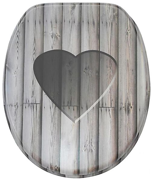 Sanilo WC-Sitz "Wooden Heart" günstig online kaufen