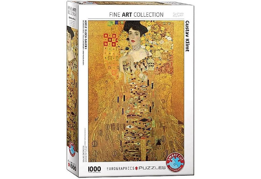 EUROGRAPHICS Puzzle Die Goldene Adele von Klimt, 1000 Puzzleteile günstig online kaufen