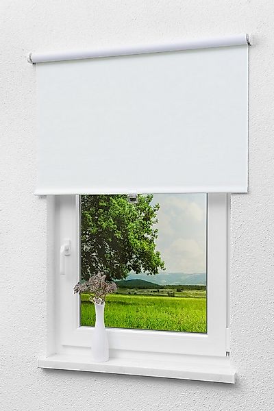 Rollo Qualitätsspringrollo abdunkelnd Weiß, LYSEL®, abdunkelnd, HxB 190x62c günstig online kaufen