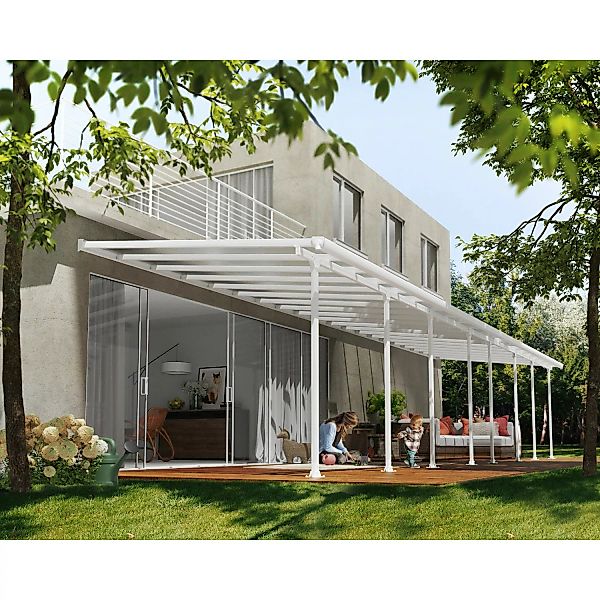 Palram - Canopia Terrassenüberdachung Feria Weiß 3x10.92 günstig online kaufen