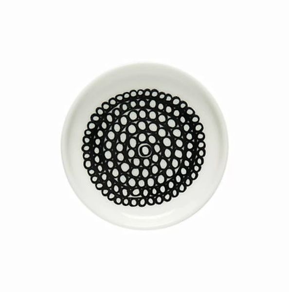 Schale Siirtolapuutarha keramik schwarz weiß / Ø 8,5 cm - Marimekko - Schwa günstig online kaufen