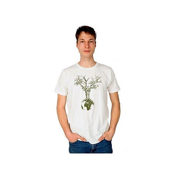 Life-Tree Rundhalsshirt Casual ’für Herren in weiß’ (1-tlg., keine Angabe) günstig online kaufen