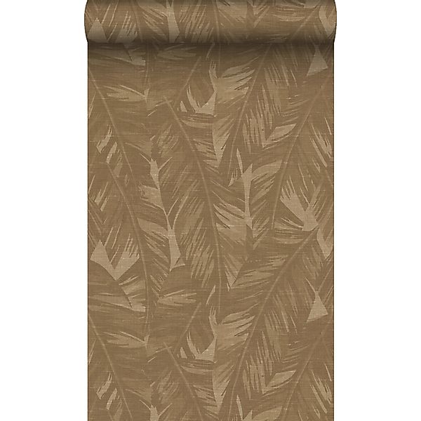 Origin Luxury Wallcoverings Tapete Bananenblätter Beigebraun 50 X 900 Cm 34 günstig online kaufen