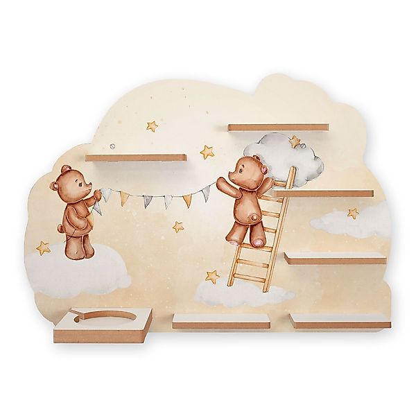 Kreative Feder Wandregal MUSIKBOX-REGAL Teddys beim günstig online kaufen