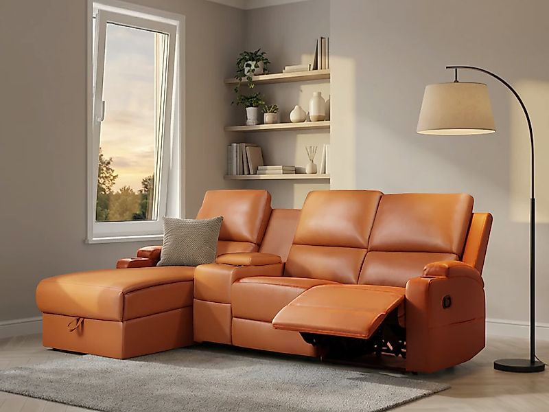 OTTO home Ecksofa "NAPORI Multimediasofa, 3er Kinosessel XXL, L-Form, 3 Bez günstig online kaufen