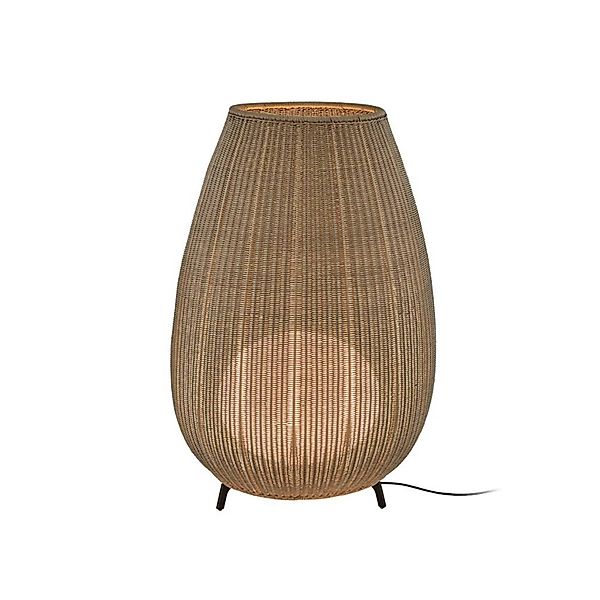 Bover LED-Terrassenleuchte Amphora, 123 cm grafitbraun/beige günstig online kaufen