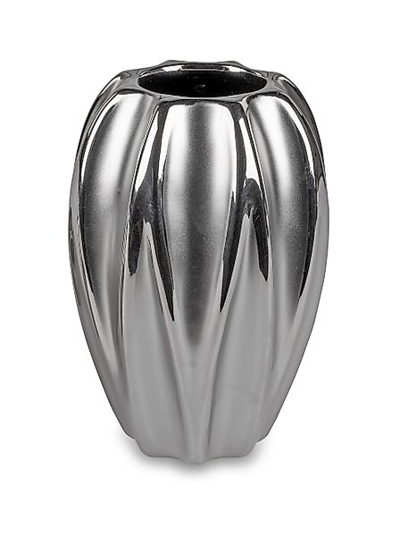 formano Dekovase Vase matt Silber in günstig online kaufen