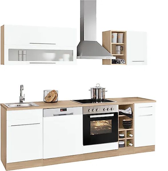 HELD MÖBEL Küchenzeile "Eton", mit E-Geräten, Breite 240 cm günstig online kaufen