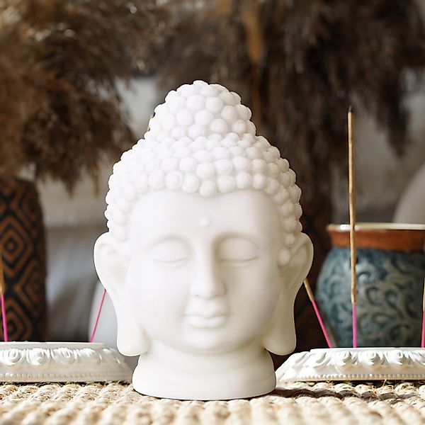 relaxdays Buddhafigur Buddha Kopf günstig online kaufen