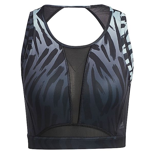 Adidas Tigre Aop Sport-bh XS Magic Grey / Black / Print günstig online kaufen