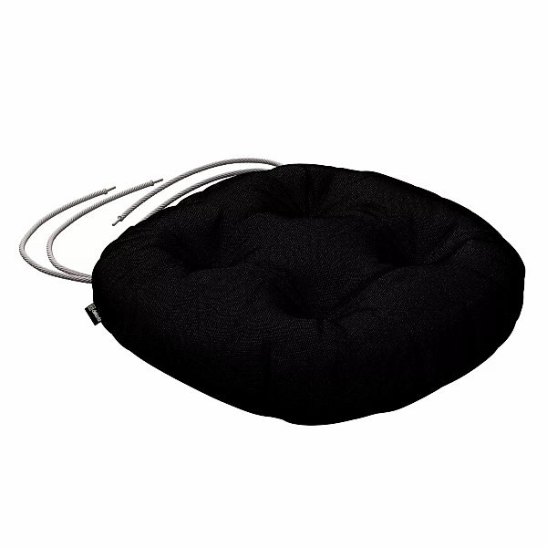Stuhlkissen Adam mit Bindeschnur, beige-grau, ⌀ 40 x 8 cm, Etna (705-09) günstig online kaufen