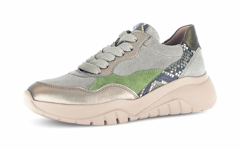 Gabor Plateausneaker, Schnürschuh, Halbschuh mit modischen Kontrastbesätzen günstig online kaufen