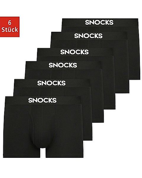 SNOCKS Boxershorts Enge Pants mit Eingriff (6-St) aus Bio-Baumwolle, ohne k günstig online kaufen