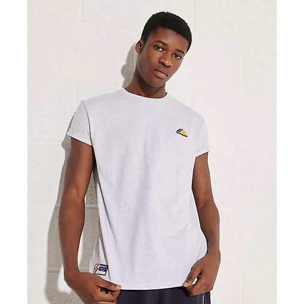 Superdry Mountain Sport Embroidered Kurzarm T-shirt 2XL Ice Marl günstig online kaufen