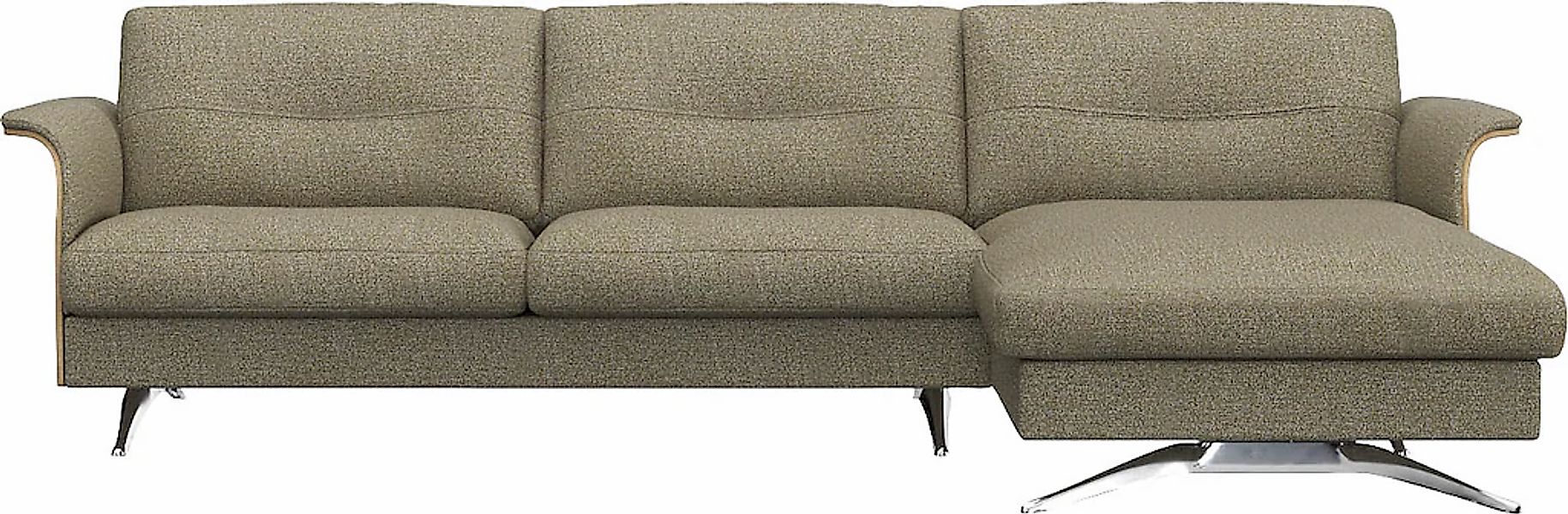 FLEXLUX Ecksofa "Glow, super bequem durch hochwertigem Sitzaufbau mit Feder günstig online kaufen
