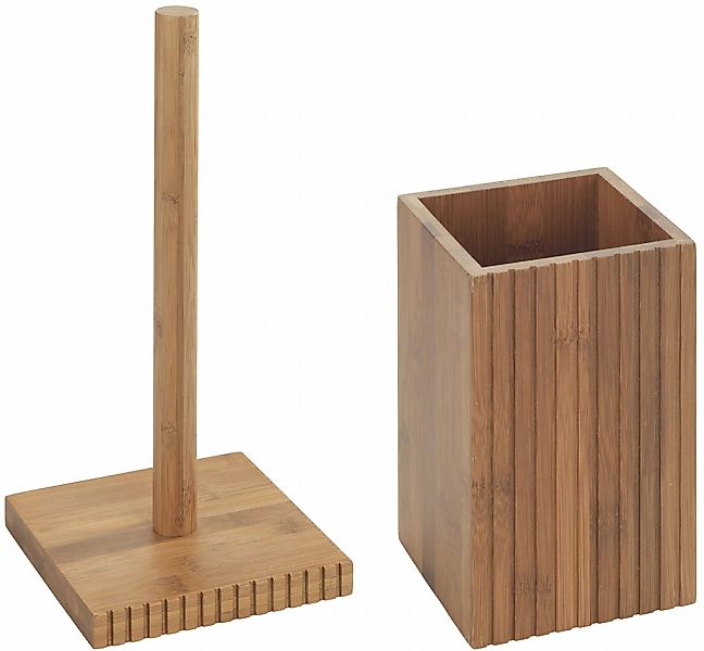 WENKO Küchenrollenhalter "Modell Mera" mit Utensilienhalter, Küchen-Set aus günstig online kaufen