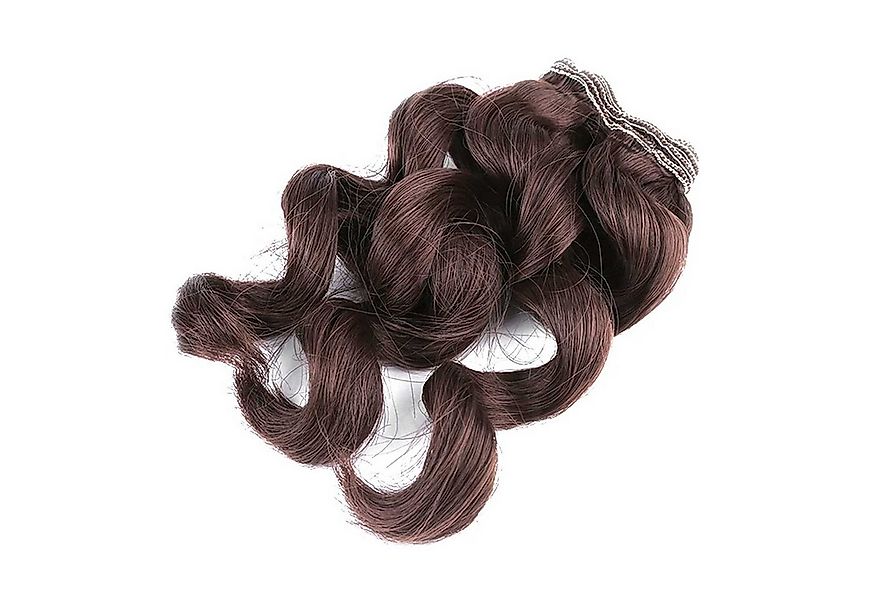 maDDma Puppen Accessoires-Set Puppenhaar gelockt o. glatt 15-20cm 1m Kunsth günstig online kaufen