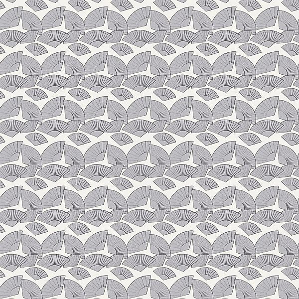 PROFHOME 378476-GU Grafik Tapete metallische Akzente Weiß Silber 0,53 m x 1 günstig online kaufen