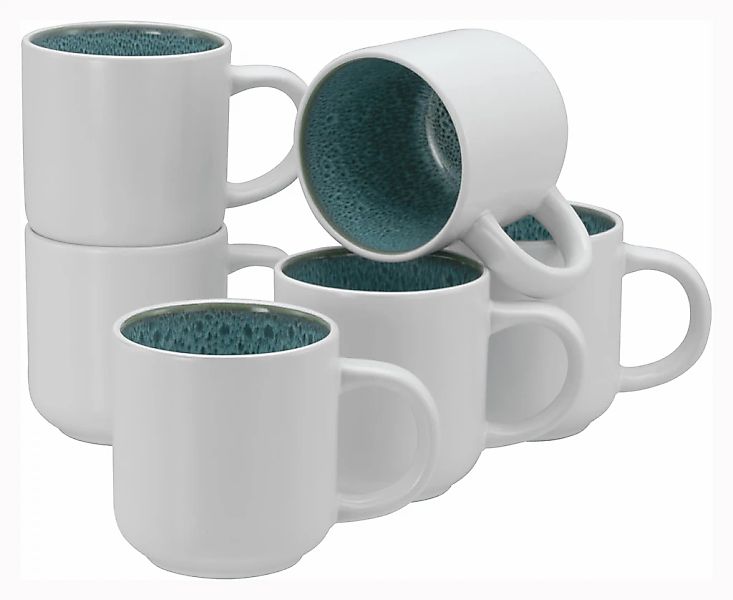 my home Becher "modernes 6-teiliges Kaffeebecher-Set Nydala" hohe Haltbarke günstig online kaufen