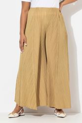 Ulla Popken Schlupfhose Plissee-Hose Biesen weites günstig online kaufen