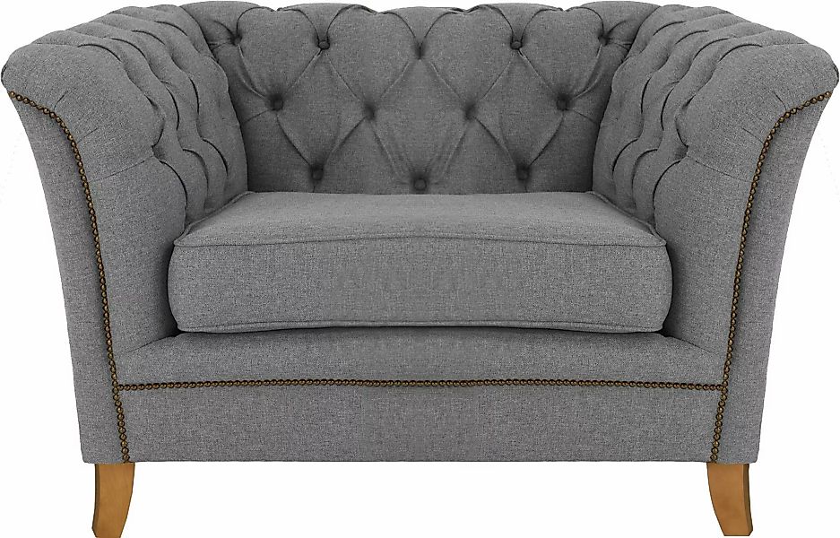 Home affaire Sessel "Newport modernes Chesterfield", mit Knopfheftung im Rü günstig online kaufen