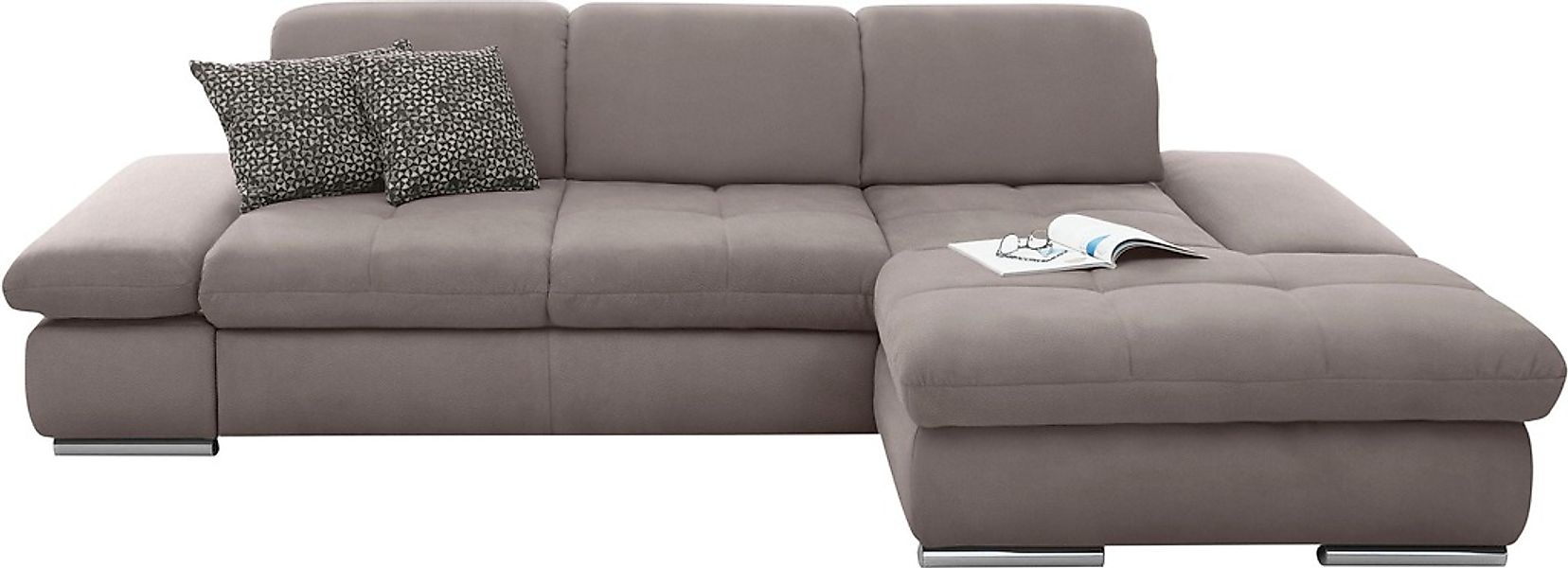 set one by Musterring Ecksofa "SO4100 V", mit verstellbaren Kopfteilen, wah günstig online kaufen