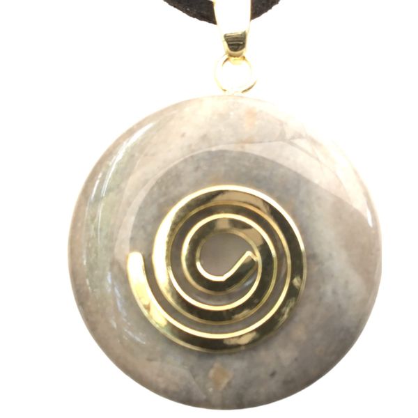 Steinfixx® Lange Kette echter Edelsteindonut 30 günstig online kaufen