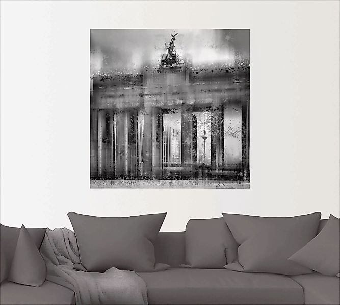 Artland Wandbild "Berlin Brandenburger Tor II", Gebäude, (1 St.), selbstkle günstig online kaufen