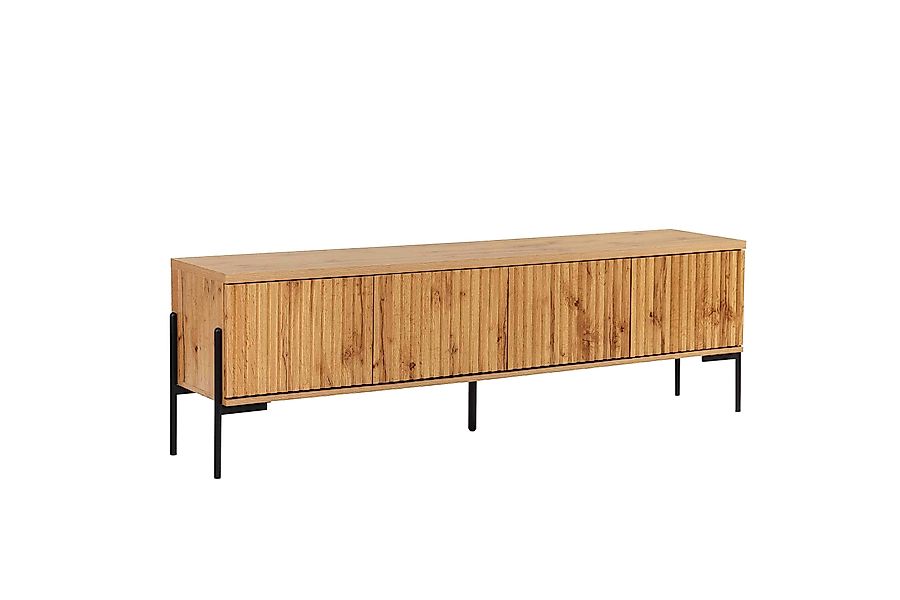 loft24 Lowboard Cesar, Fernsehtüren mit 4 günstig online kaufen