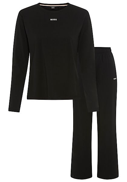 BOSS Schlafanzug (Set, 2 tlg) Rundhalsausschnitt, günstig online kaufen