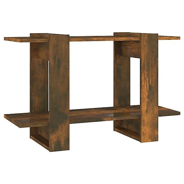 vidaXL Bücherregal Bücherregal/Raumteiler Räuchereiche 80x30x51 cm, günstig online kaufen