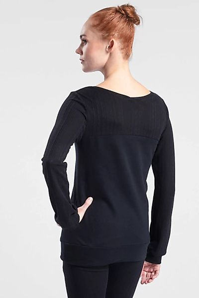 Laia - Rundhals Langarmshirt Aus Bio Baumwolle günstig online kaufen