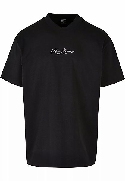 URBAN CLASSICS T-Shirt "Urban Classics Herren Oversized Mid Embroidery Tee" günstig online kaufen