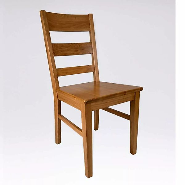 Massivholzstühle aus Wildeiche 45 cm Sitzhöhe (2er Set) günstig online kaufen