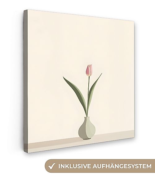 OneMillionCanvasses® Leinwandbild Tulpe - Vase - günstig online kaufen