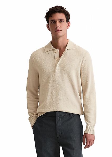 Marc OPolo Polokragenpullover "regular fit aus Bio-Baumwoll-Bouclé" günstig online kaufen
