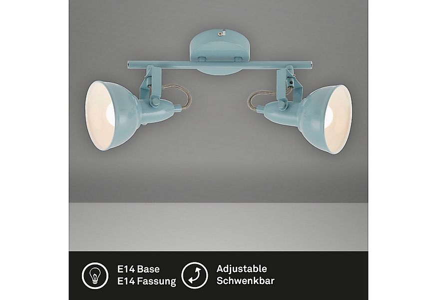 Briloner Leuchten Deckenleuchte Deckenlampe Wandlampe Innen Wohnzimmer E14, günstig online kaufen