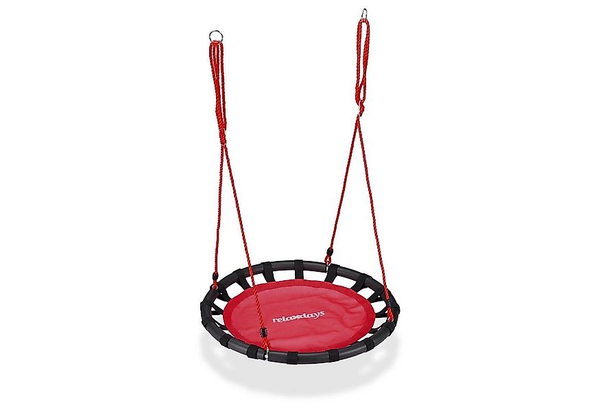 relaxdays Nestschaukel 80cm, rot günstig online kaufen