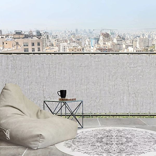 Balkon Sichtschutz Beton Ciré Tapete günstig online kaufen