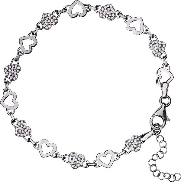 SilberDream Silberarmband SilberDream Damen Armband Zirkonia-Herzen (Armban günstig online kaufen