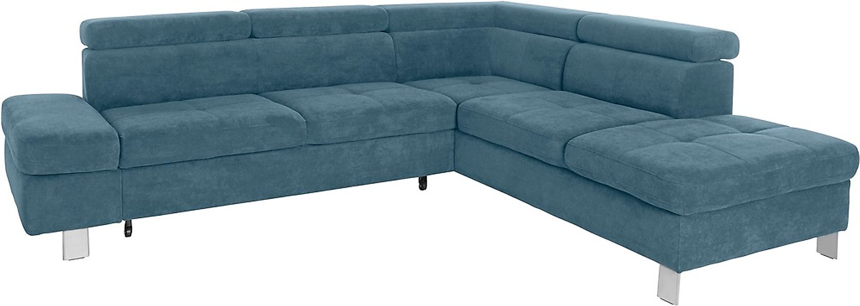 exxpo - sofa fashion Ecksofa »Fiji, L-Form«, mit Kopf- bzw. Rückenverstellu günstig online kaufen